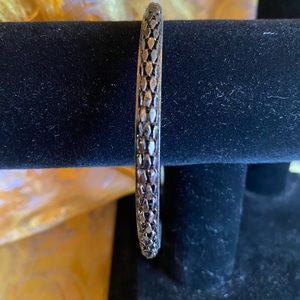Brown beaded bangle